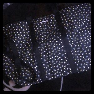 Pink by VS overnight bag.